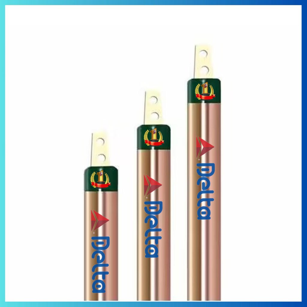 Copper bonded earthing electrodes